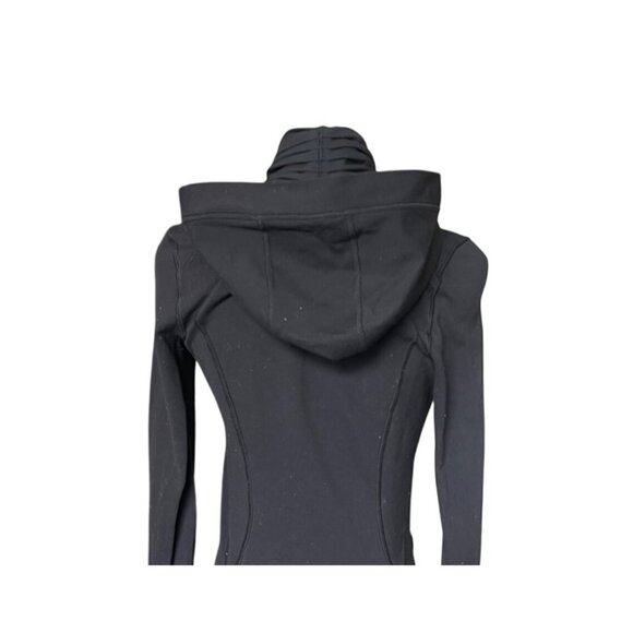 Lululemon Womens Dance Studio Jacket Size 4 Full Zip Up Hooded Long Activewear - Picture 5 of 8